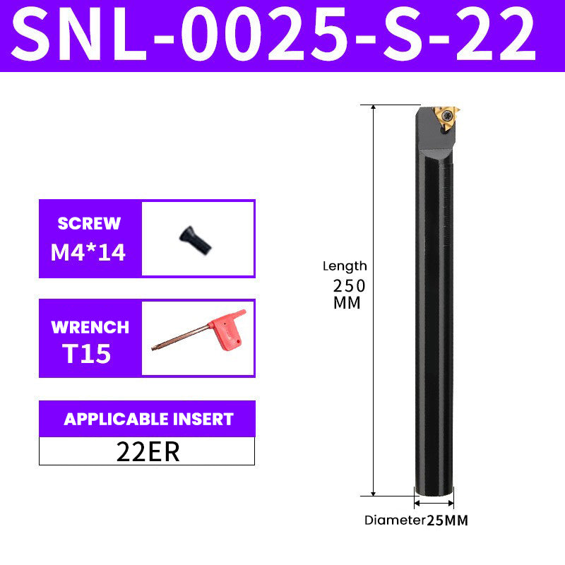 SNR/SNL0025S22 CNC Internal Thread Turning Toolholder
