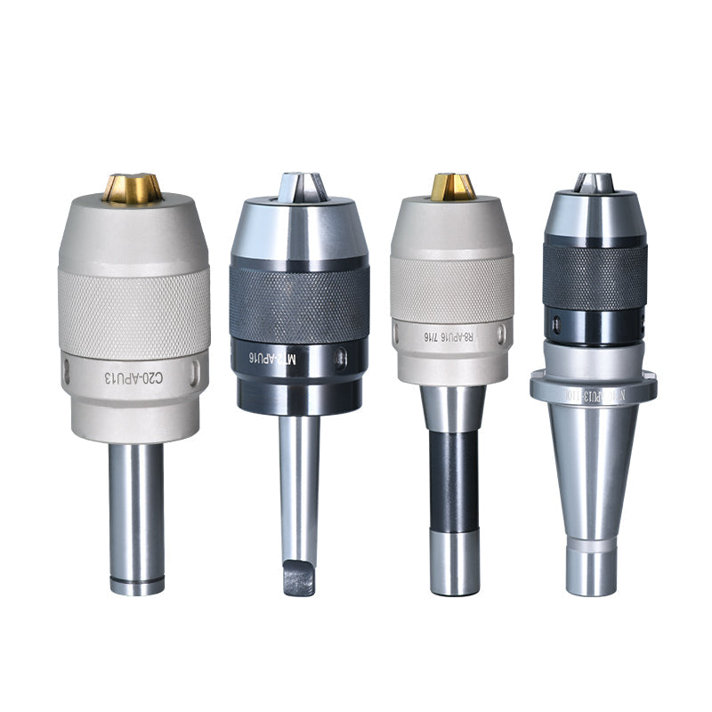 R8-APU13 Integrated Drill Chuck with Fractional Thread – DaBlacksmith