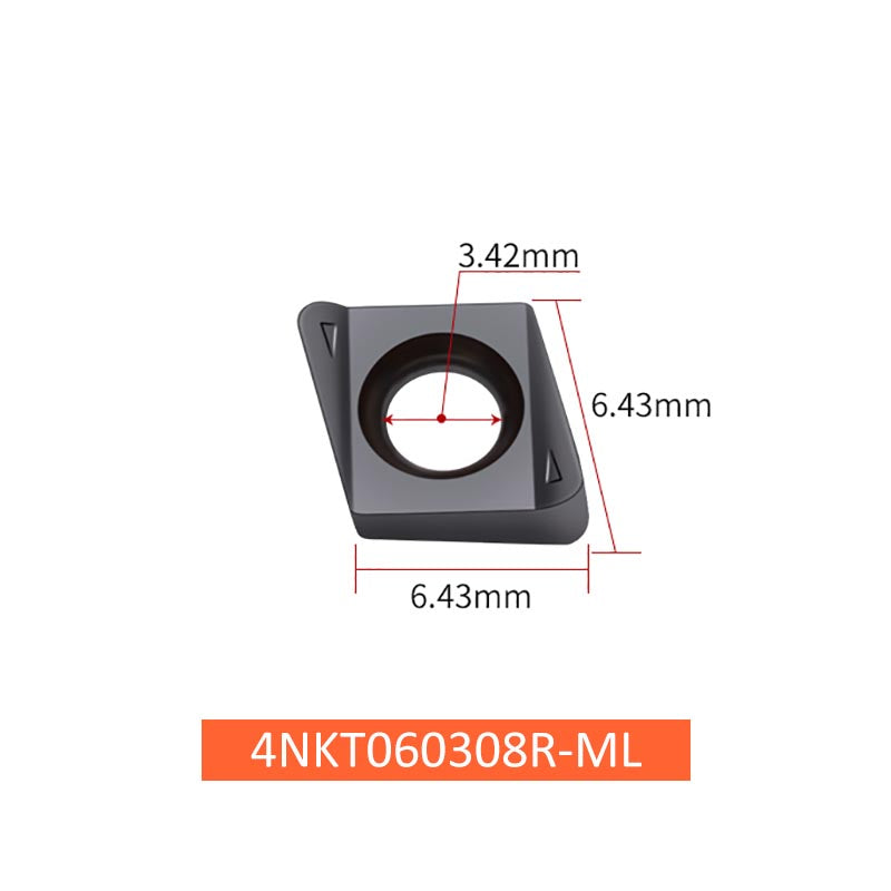 Fast Feed Milling Inserts 4NKT060308R-ML - Da Blacksmith