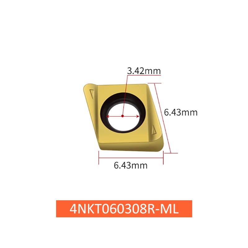 Fast Feed Milling Inserts 4NKT060308R-ML - Da Blacksmith