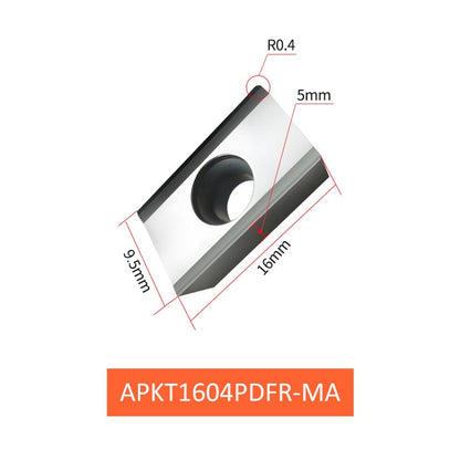 CNC Milling Inserts APKT1604PDFR-MA for Non-ferrous Metals - Da Blacksmith