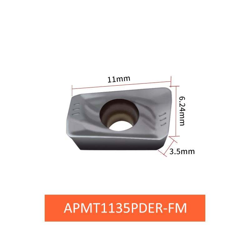 Universal CNC Milling Inserts APMT1135PDER/1604PDER-FM Wear-resistance - Da Blacksmith