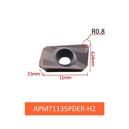 CNC Milling Inserts APMT1135PDER/1604PDER-H2 - Da Blacksmith