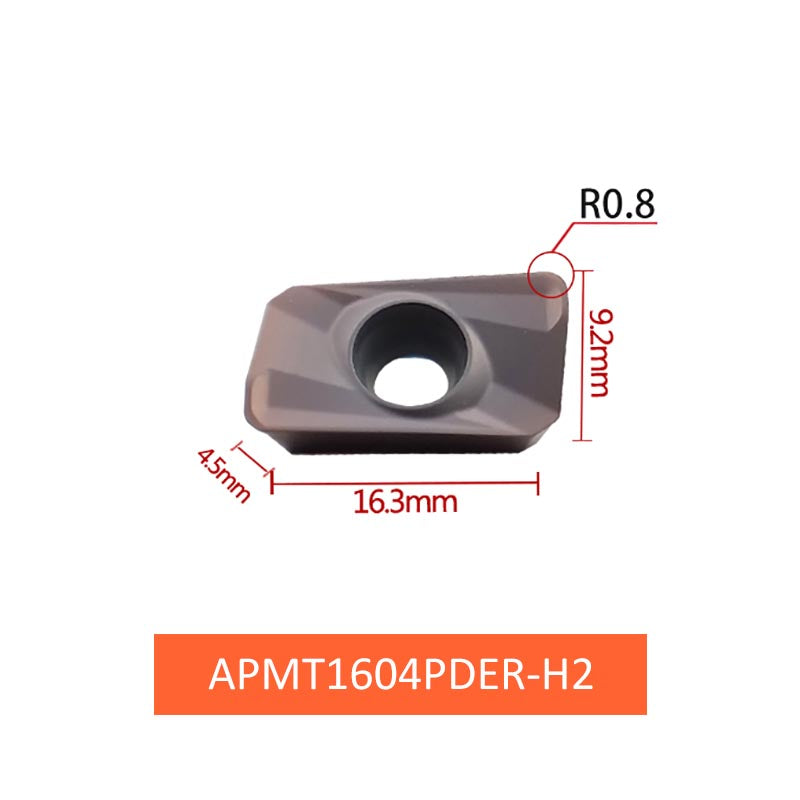 CNC Milling Inserts APMT1135PDER/1604PDER-H2 - Da Blacksmith