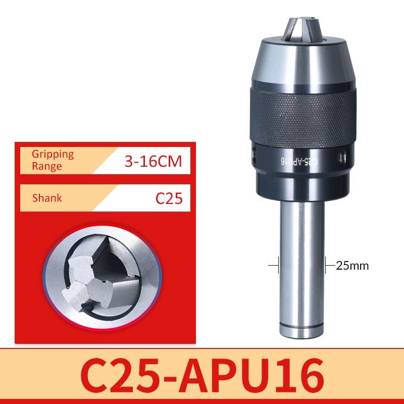 C25-APU16 Straight Shank Drill Chuck Holder - Da Blacksmith