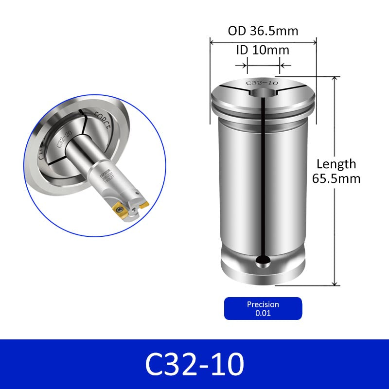 C32-10 High Precision Collet C32 Series - Da Blacksmith