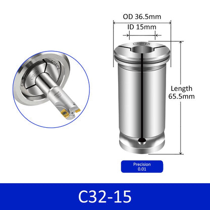 C32-15 High Precision Collet C32 Series - Da Blacksmith