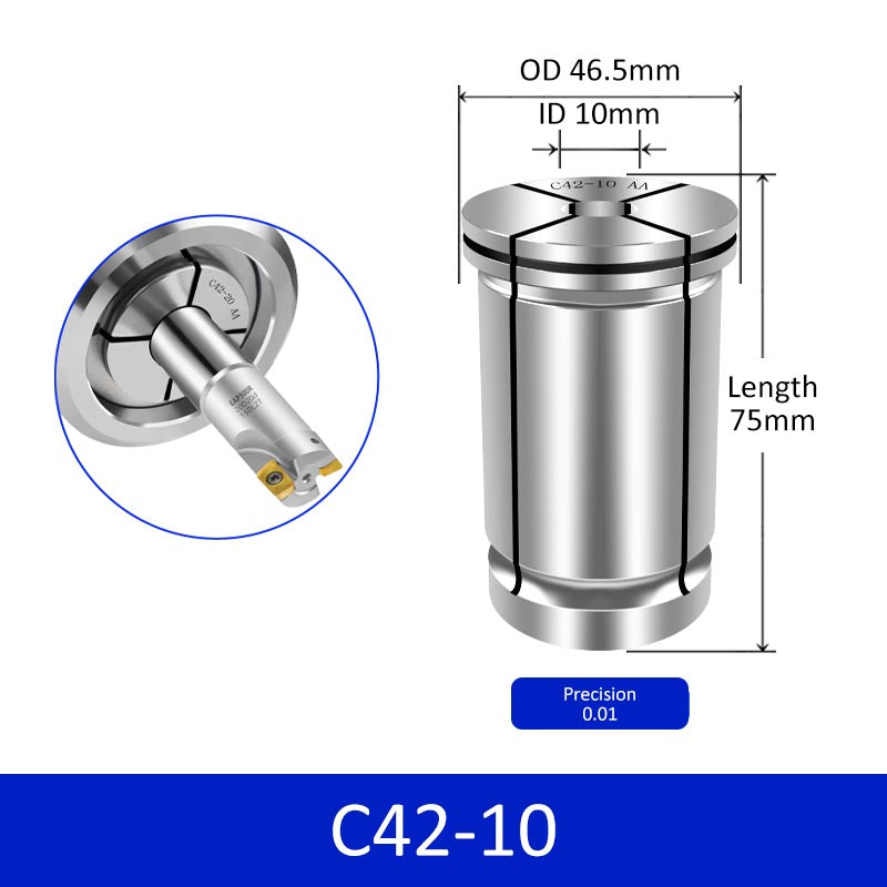 C42-10 Powerful CNC Milling Tool Holder Collet - Da Blacksmith