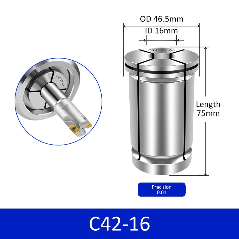 C42-16 Powerful CNC Milling Tool Holder Collet - Da Blacksmith