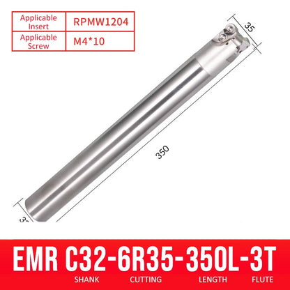 EMR C32-6R35-350-3T CNC Milling Cutter Tool Holder Ball Nose Milling Cutter Shank Anti-vibration - Da Blacksmith