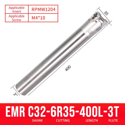 EMR C32-6R35-400-3T CNC Milling Cutter Tool Holder Ball Nose Milling Cutter Shank Anti-vibration - Da Blacksmith