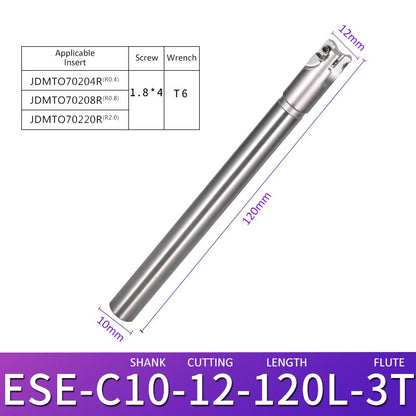 ESE C10-12-120-3T Machining Center Milling Cutter Tool Holder for Small Parts - Da Blacksmith