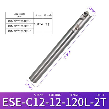 ESE C12-12-120-2T Machining Center Milling Cutter Tool Holder for Small Parts - Da Blacksmith