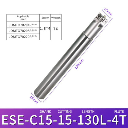 ESE C15-15-130-4T Machining Center Milling Cutter Tool Holder for Small Parts - Da Blacksmith