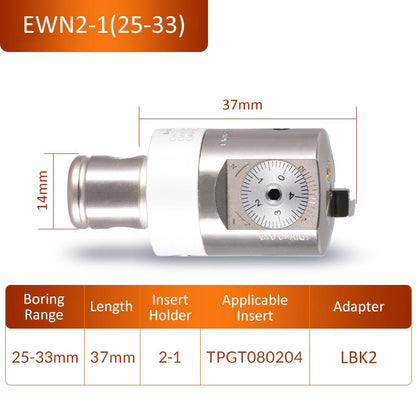 EWN2-1(25-33) Fine Boring Cutter Tuning Head Adjustable Tool Holder - Da Blacksmith