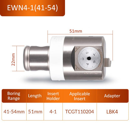 EWN4-1(41-54) Fine Boring Cutter Tuning Head Adjustable Tool Holder - Da Blacksmith