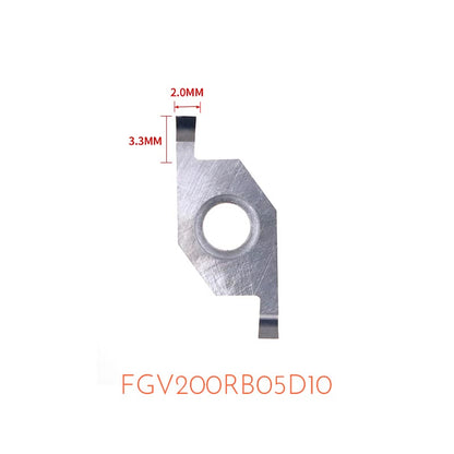 FGV150/200/250/300 RB05 Grooving Inserts for Internal Diameter 10mm Minimum - Da Blacksmith