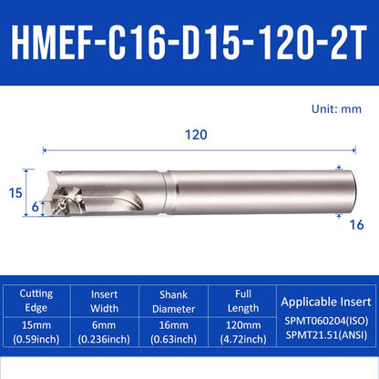 HMEF Square End Countersink Boring Tool Holder HMEF-C16-D15-120-2T - Da Blacksmith