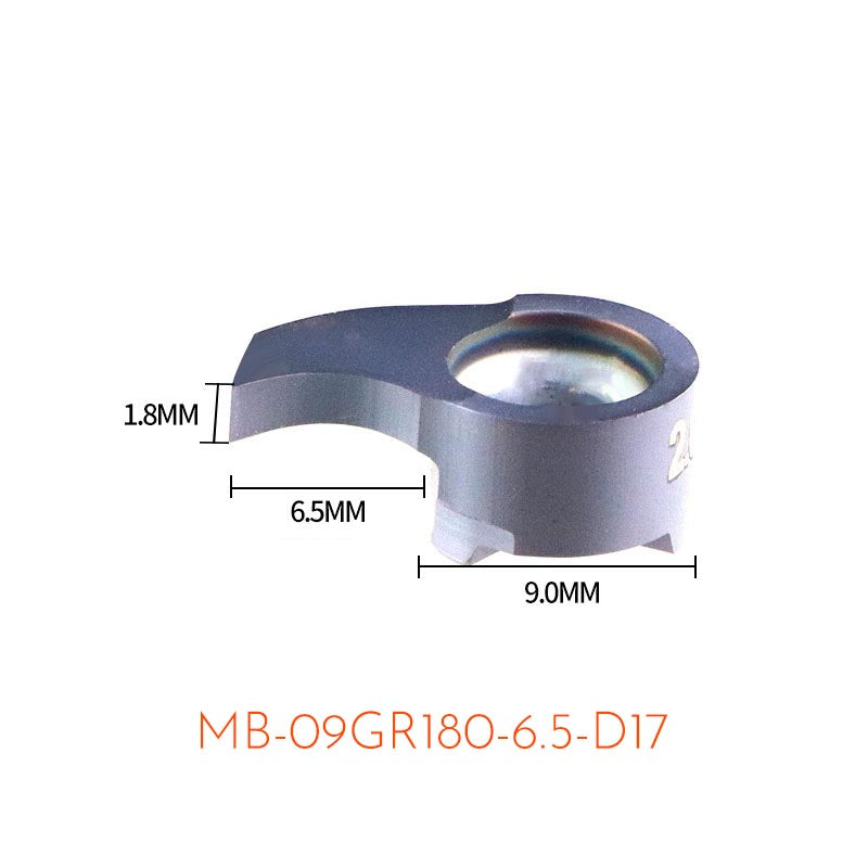 MB-09GR150/160/170/180/200/250/300 Internal Grooving Inserts for Min Diameter 17mm - Da Blacksmith