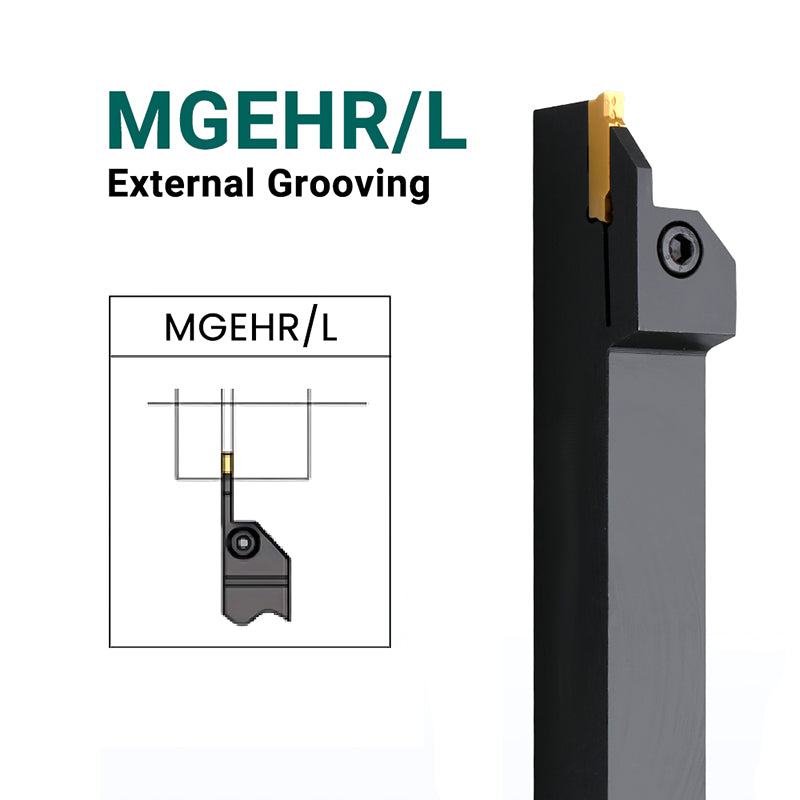 MGEHR/MGEHL2020-5 External Grooving Toolholder