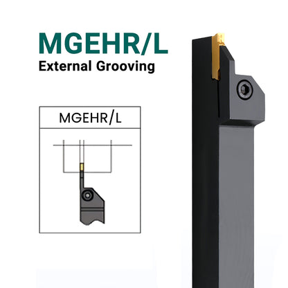 MGEHR/MGEHL1010-1.5 External Grooving Toolholder