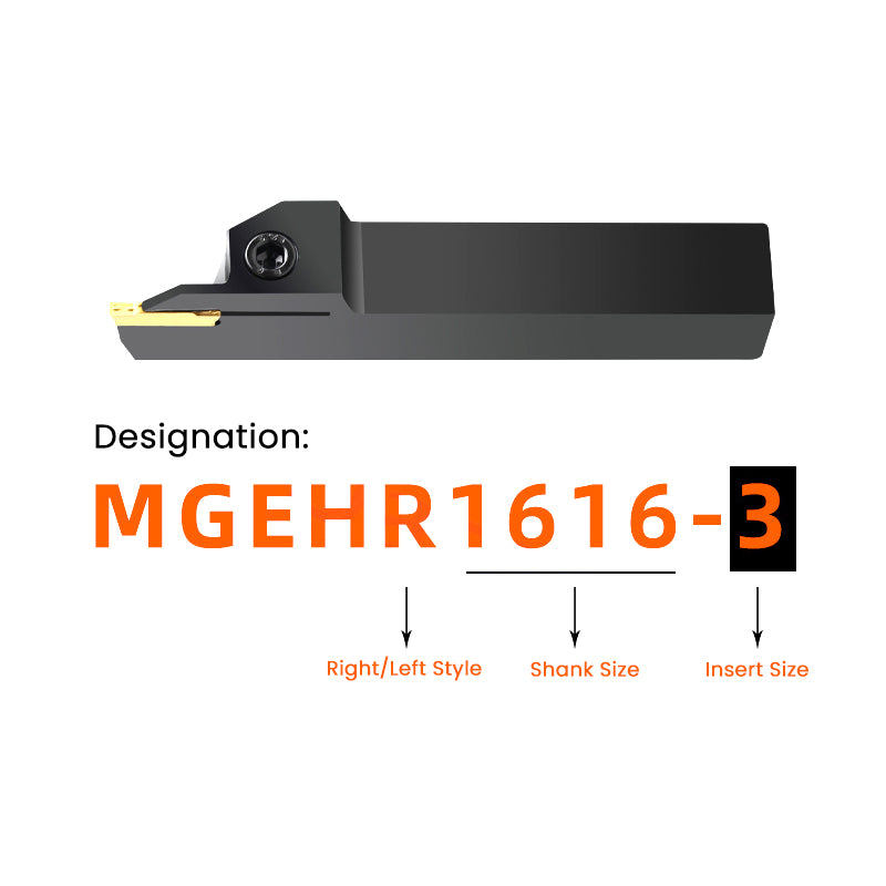 MGEHR/MGEHL1010-1.5 External Grooving Toolholder