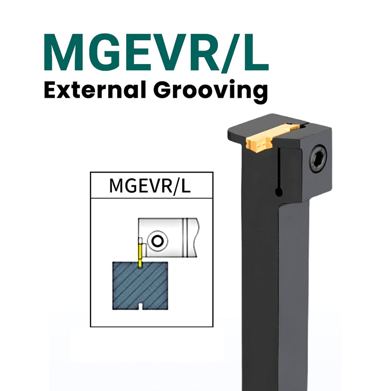 MGEVR/MGEVL1616-4 External Grooving Toolholder