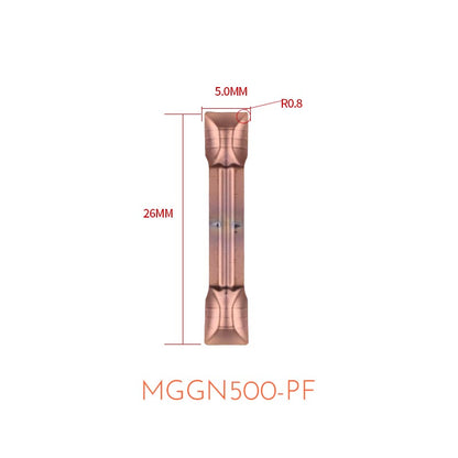 MGGN200/250/300/400/500-PF External Grooving & Parting Off Inserts - Da Blacksmith