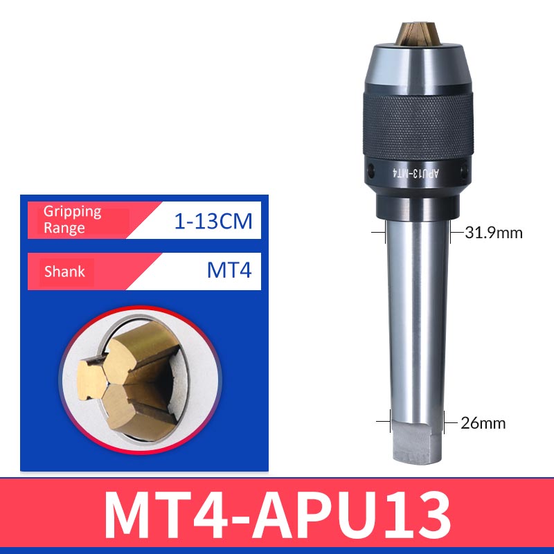 MT4-APU13 Milling Machine Self Tightening Drill Chuck - Da Blacksmith