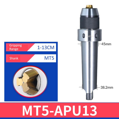 MT5-APU13 Milling Machine Self Tightening Drill Chuck - Da Blacksmith