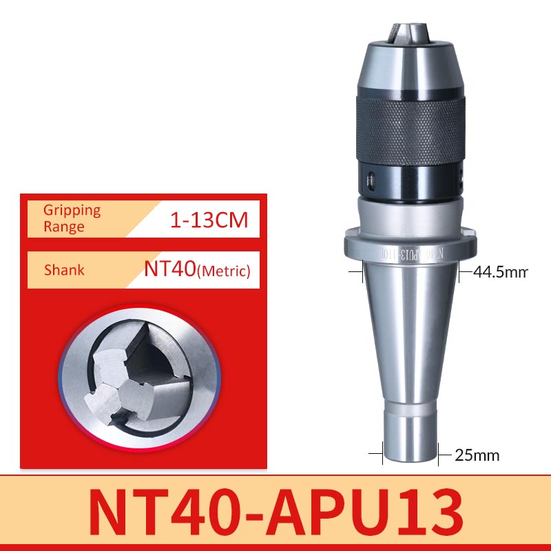 NT40-APU13 Milling Machine Self Tightening Drill Chuck - Da Blacksmith