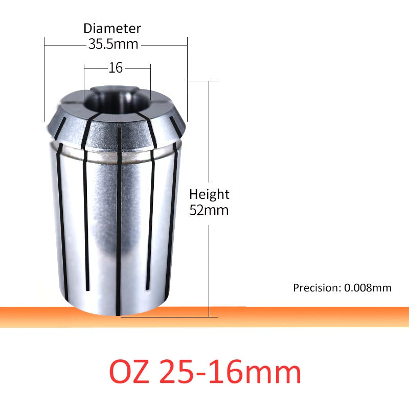 OZ25-16 High Accuracy OZ25 Collet Gripping Range 3-25mm - Da Blacksmith