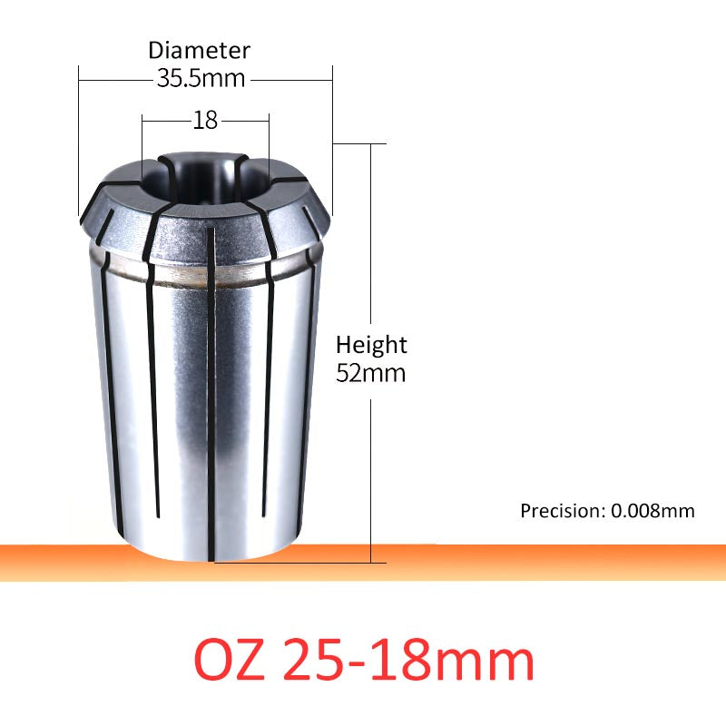 OZ25-18 High Accuracy OZ25 Collet Gripping Range 3-25mm - Da Blacksmith