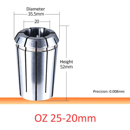 OZ25-20 High Accuracy OZ25 Collet Gripping Range 3-25mm - Da Blacksmith