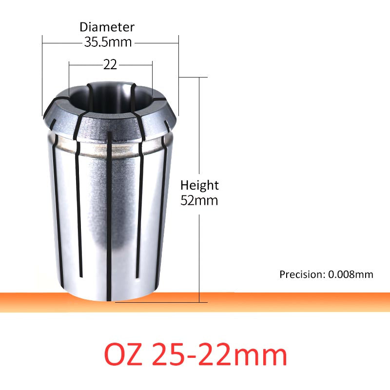 OZ25-22 High Accuracy OZ25 Collet Gripping Range 3-25mm - Da Blacksmith