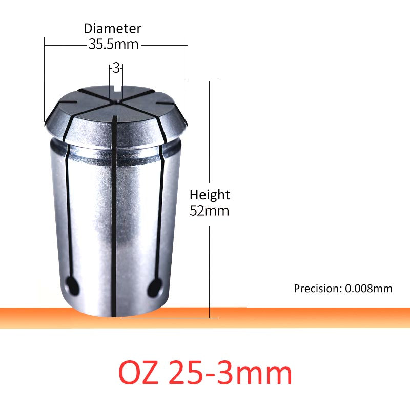 OZ25-3 High Accuracy OZ25 Collet Gripping Range 3-25mm - Da Blacksmith