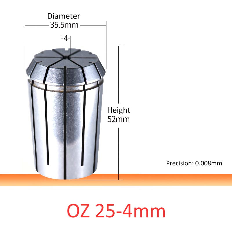 OZ25-4 High Accuracy OZ25 Collet Gripping Range 3-25mm - Da Blacksmith