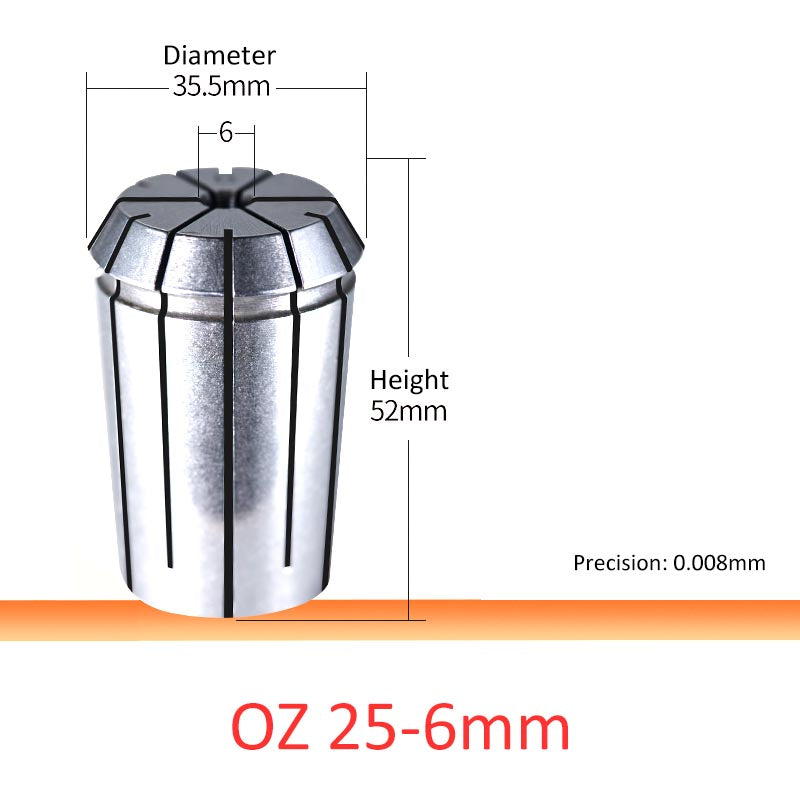 OZ25-6 High Accuracy OZ25 Collet Gripping Range 3-25mm - Da Blacksmith