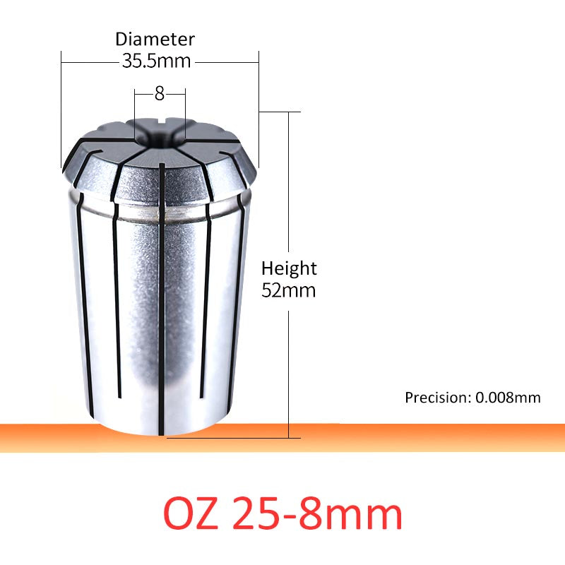 OZ25-8 High Accuracy OZ25 Collet Gripping Range 3-25mm - Da Blacksmith