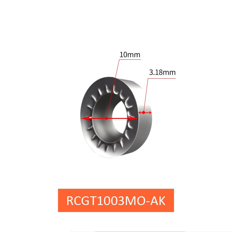 RCGT1003/10T3/1204MO-AK Milling Inserts for Non-ferrous - Da Blacksmith