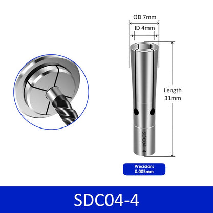 SDC04-4 High Accuracy Elastic Back-Pull Collets - Da Blacksmith