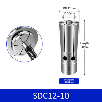 SDC12-10 High Accuracy Elastic Back-Pull Collets - Da Blacksmith