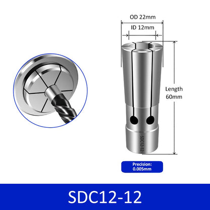 SDC12-12 High Accuracy Elastic Back-Pull Collets - Da Blacksmith