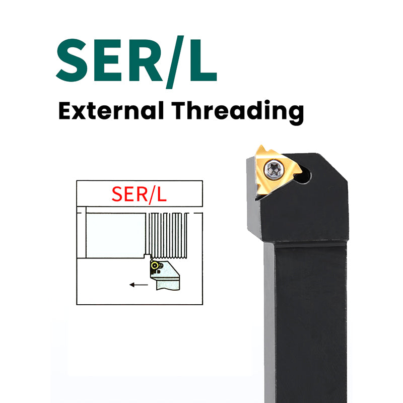 SER/SEL2020K16 CNC External Thread Turning Toolholder
