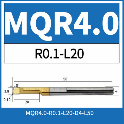 MQR4-R0.1-L20 CNC Solid Carbide 47° I.O. Profiling Boring Bar Internal Turning