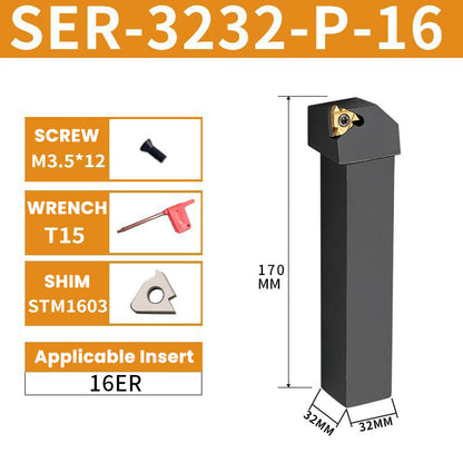 SER/SEL3232P16 CNC External Thread Turning Toolholder