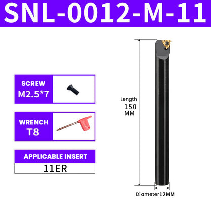 SNR/SNL0012M11 CNC Internal Thread Turning Toolholder