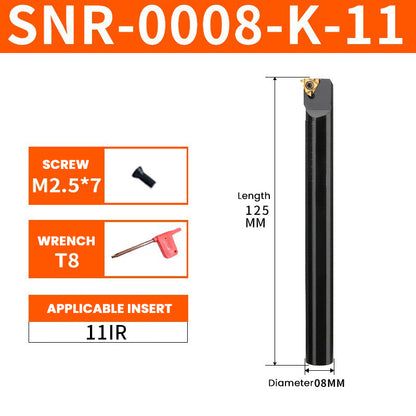 SNR0008K11 CNC Internal Thread Turning Toolholder