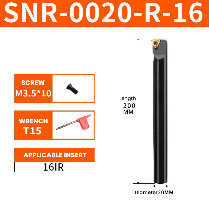 SNR/SNL0020R16 CNC Internal Thread Turning Toolholder