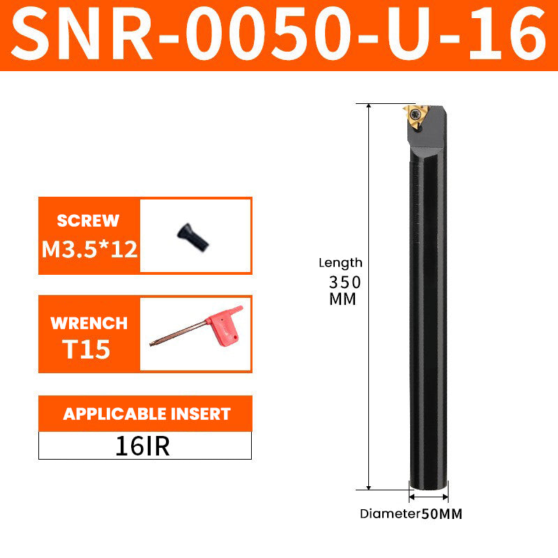 SNR0050U16 CNC Internal Thread Turning Toolholder